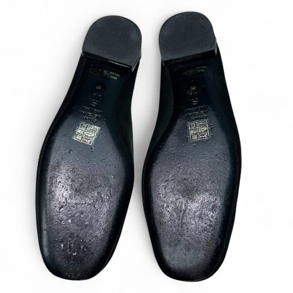 STUART WEITZMAN Arabella Bow-Detailed Mesh Ballet Flats, Black, Size US 8 - Picture 5 of 10